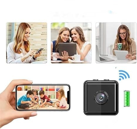 Veloria Draadloze Mini WiFi Beveiligingscamera 1080P Full HD voor Binnen en Buiten