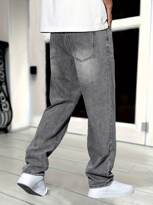 Évoque | Klassieke denim jeans met rechte pasvorm voor heren