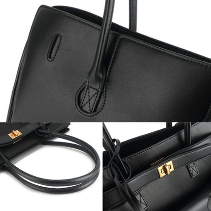 Élanor Luxe Handtas van Vegan Leer – Midi of Maxi Formaat met Gouden of Zilveren Details