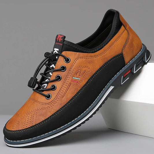 Aureum Oxford Herenschoenen van Leder – Klassieke Veterschoenen voor Business en Casual