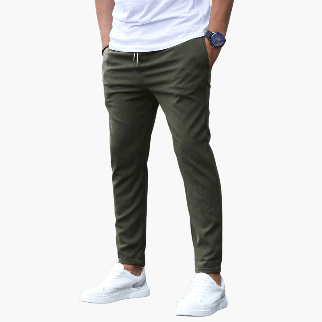 Monde Heren Stretchbroek – Comfortabele en veelzijdige lange broek met elastische pasvorm