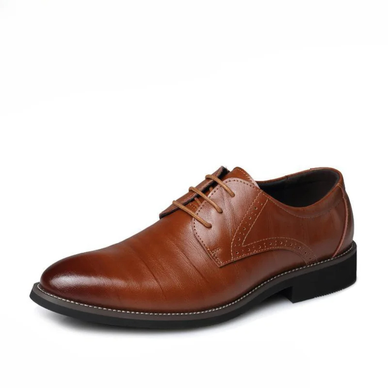 Élanor Heren Oxford Schoenen van Vegan Leer met Klassieke Vetersluiting