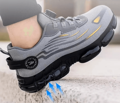 Aurevo Orthopedische Heren Veiligheidsschoenen met Kevlar Zool en Antislipprofiel
