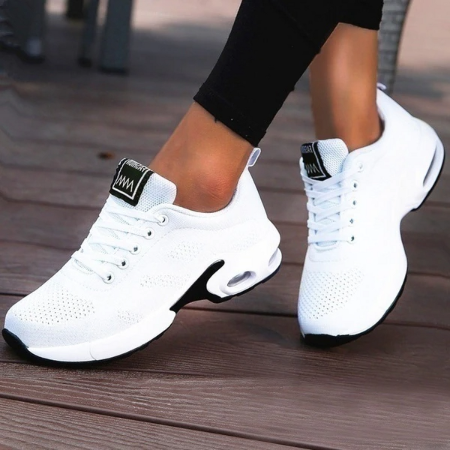 Élanor Dames Sneakers – Lichtgewicht Ademend Wandelschoenen met Dempende Zool