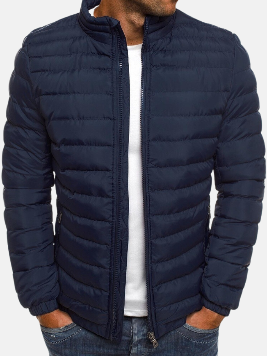 Veloria Heren Steppjack met Elegante Quilted Afwerking – Warm en Stijlvol