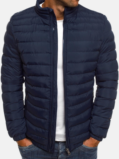 Veloria Heren Steppjack met Elegante Quilted Afwerking – Warm en Stijlvol