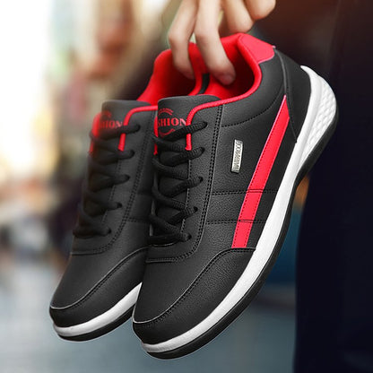 Monde Orthopedische Leren Sneakers voor Heren met Antislip Zool
