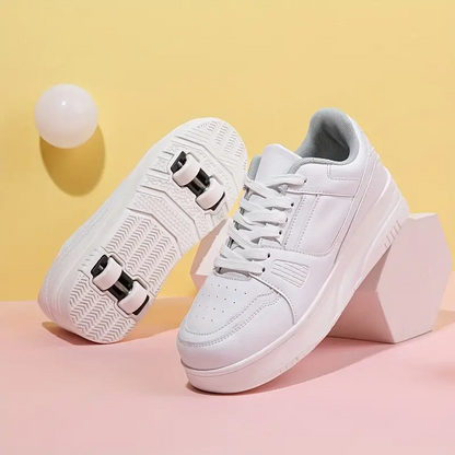 Élanor Rolsportschoenen met Afneembare Wieltjes voor Kinderen en Volwassenen