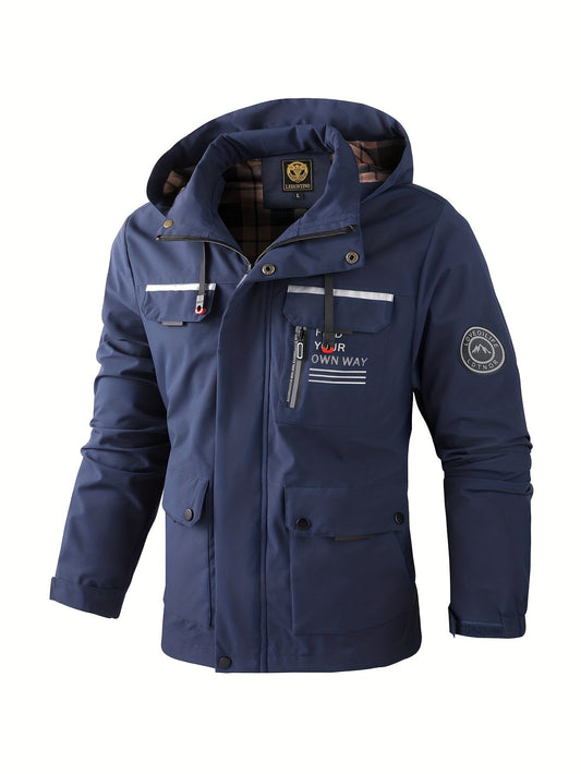 Évoque Outdoor Waterdichte Winterjas voor Heren met Capuchon