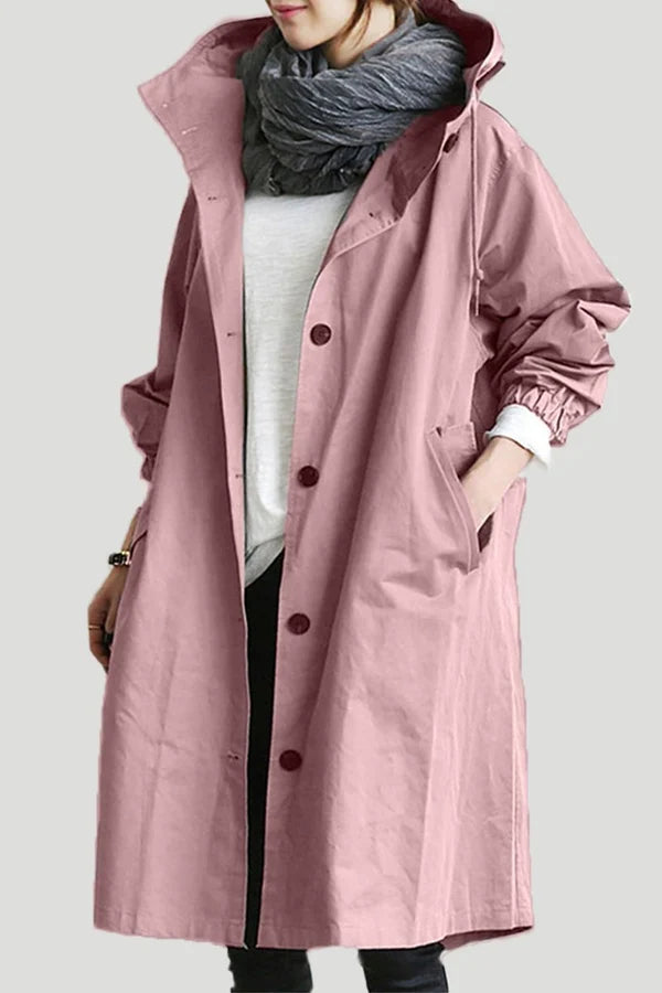 Élanor Oversized Waterdichte Trenchcoat voor Voorjaar en Zomer