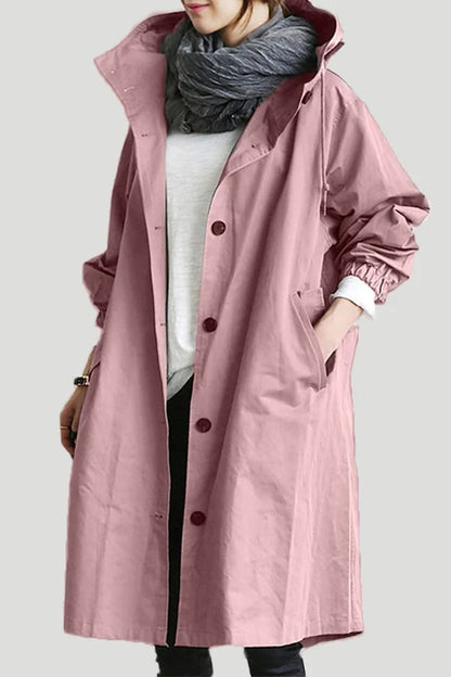 Élanor Oversized Waterdichte Trenchcoat voor Voorjaar en Zomer