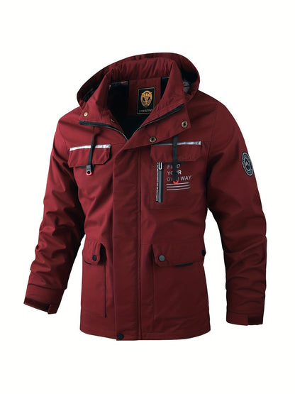 Évoque Outdoor Waterdichte Winterjas voor Heren met Capuchon