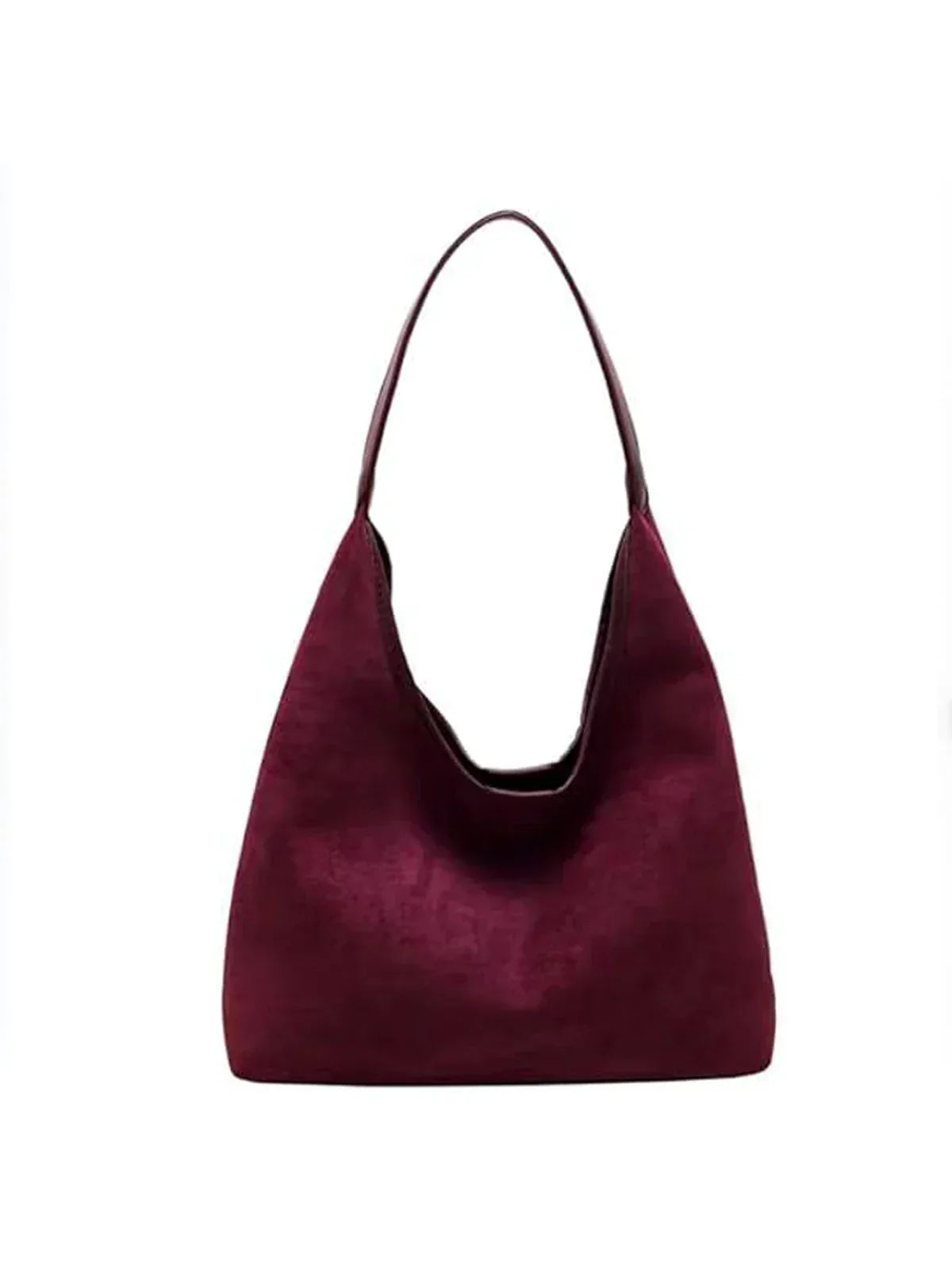 Élanor Vegan Suède Tote Tas met Ruime Binnenkant en Magnetische Sluiting