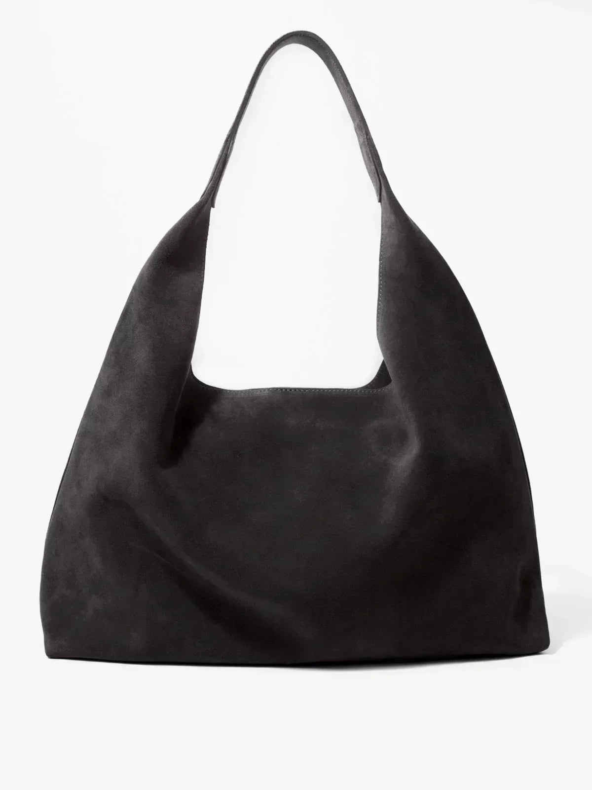 Élanor Vegan Suède Tote Tas met Ruime Binnenkant en Magnetische Sluiting