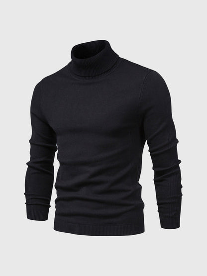 Élanor Heren Rollkragenpullover van Zachte Katoen – Tijdloos en Elegant