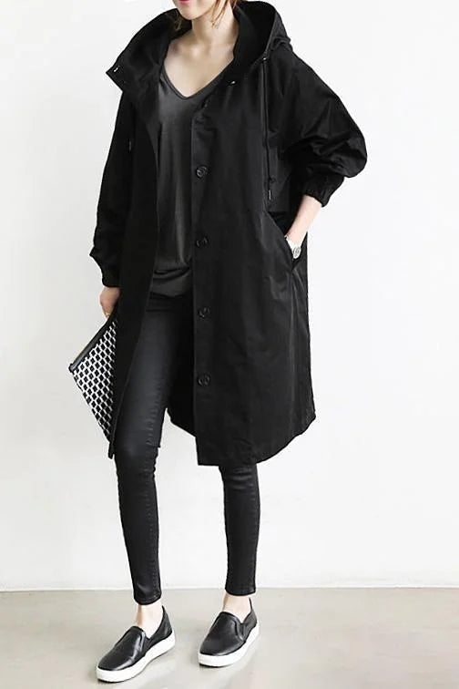 Élanor Oversized Waterdichte Trenchcoat voor Voorjaar en Zomer