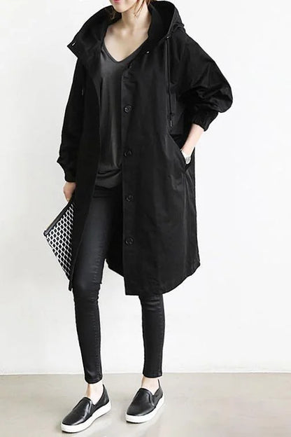 Élanor Oversized Waterdichte Trenchcoat voor Voorjaar en Zomer