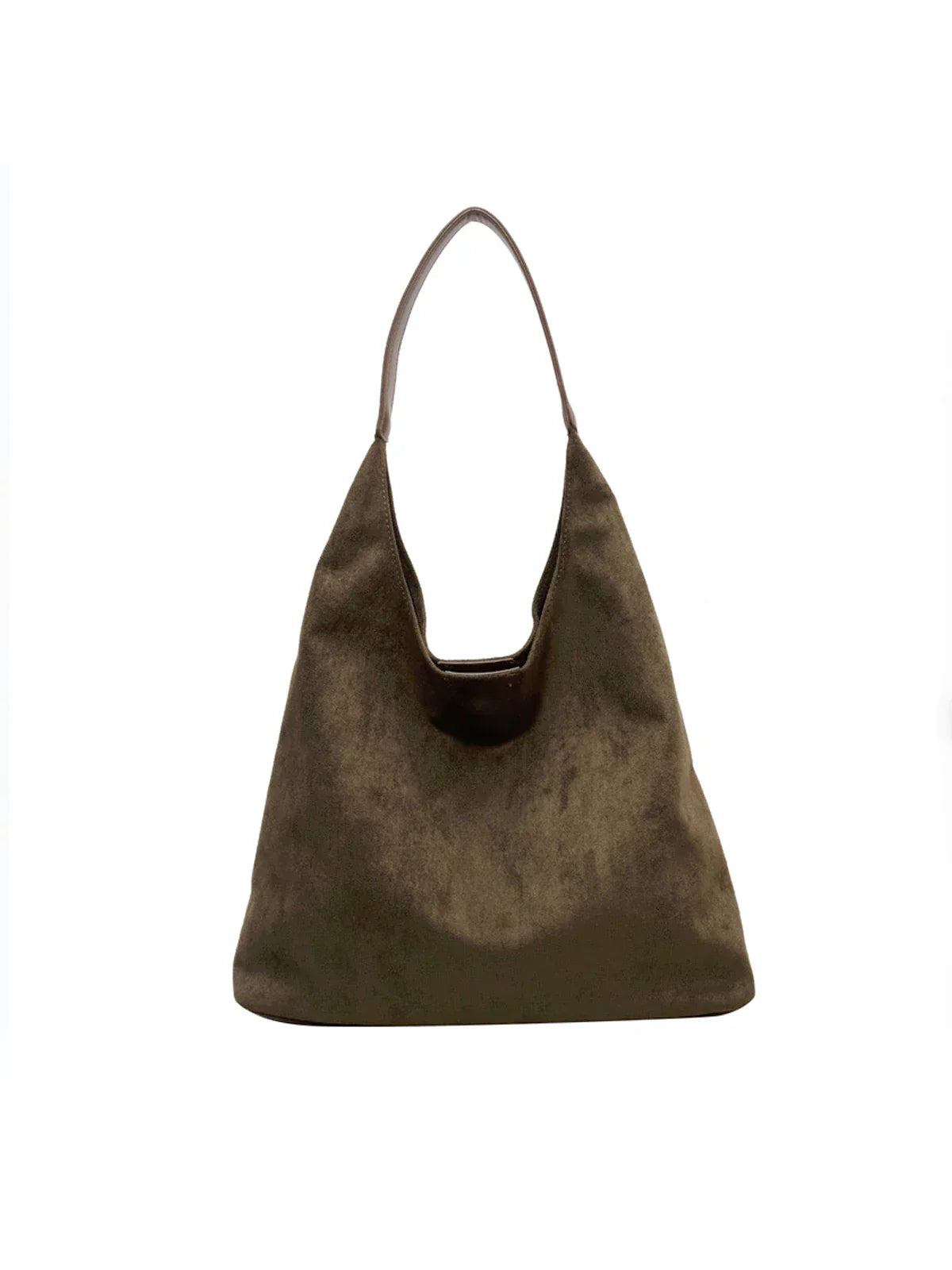 Élanor Vegan Suède Tote Tas met Ruime Binnenkant en Magnetische Sluiting