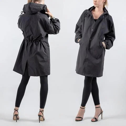 Élanor Oversized Waterdichte Trenchcoat voor Voorjaar en Zomer