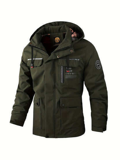 Évoque Outdoor Waterdichte Winterjas voor Heren met Capuchon
