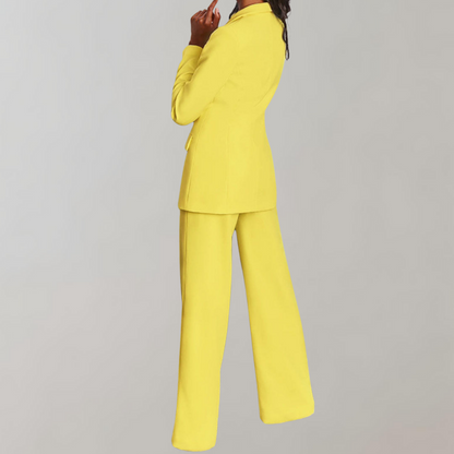 Évoque Elegante Blazer en Broekenset voor Dames – Tijdloze Twee-Delige Outfit