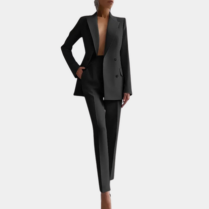 Évoque – Elegante Tweedelige Dames Set van Zachte Stof