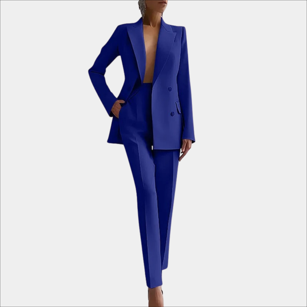 Évoque – Elegante Tweedelige Dames Set van Zachte Stof