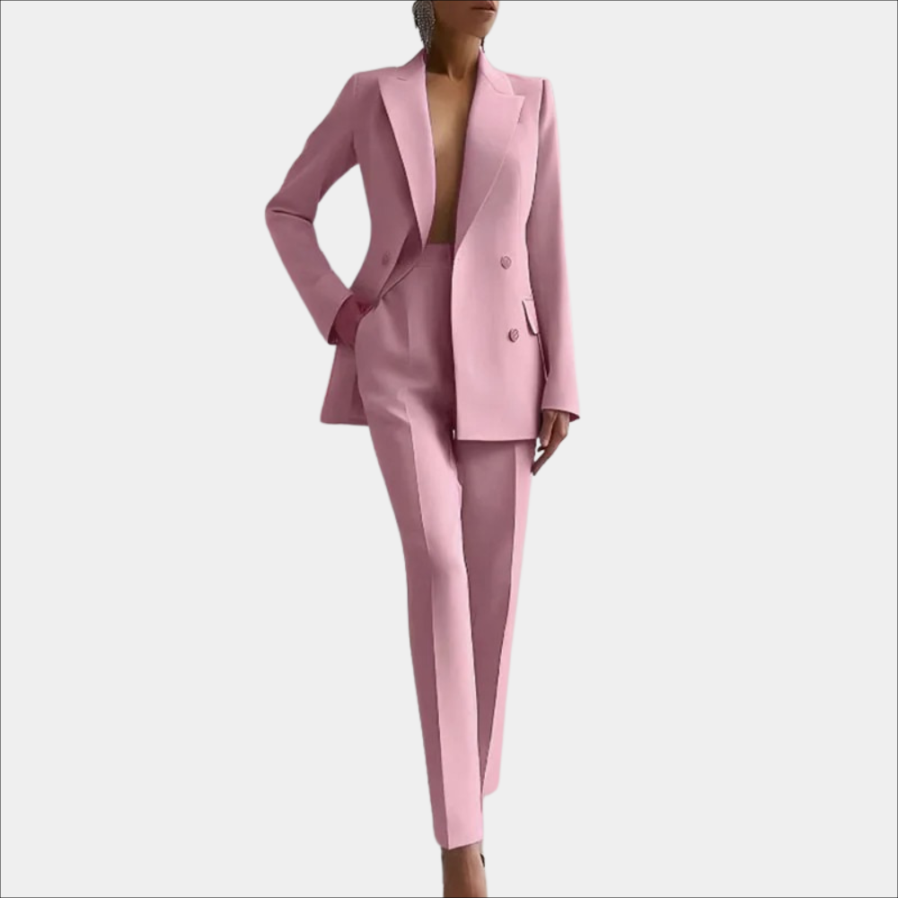 Évoque – Elegante Tweedelige Dames Set van Zachte Stof