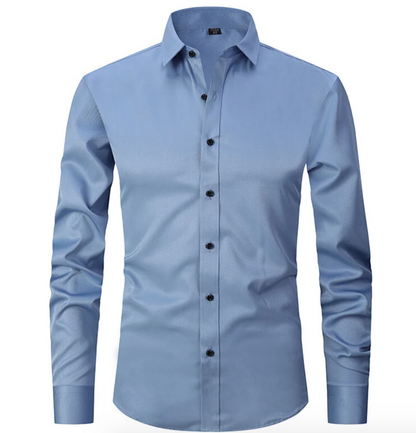 Élanor Heren Overhemd met Stretch – Slim Fit Lange Mouwen