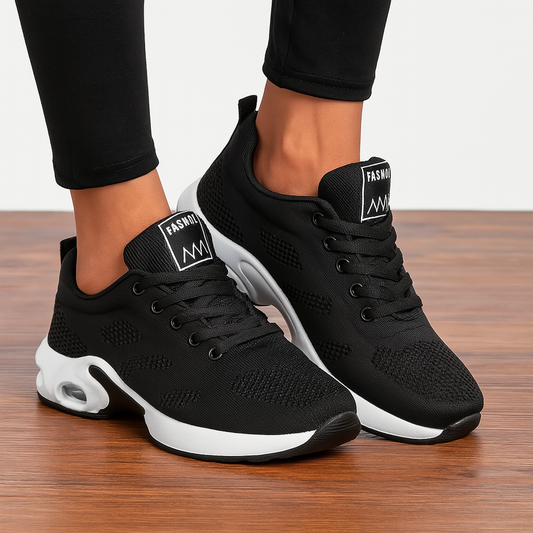 Élanor Dames Sneakers – Lichtgewicht Ademend Wandelschoenen met Dempende Zool