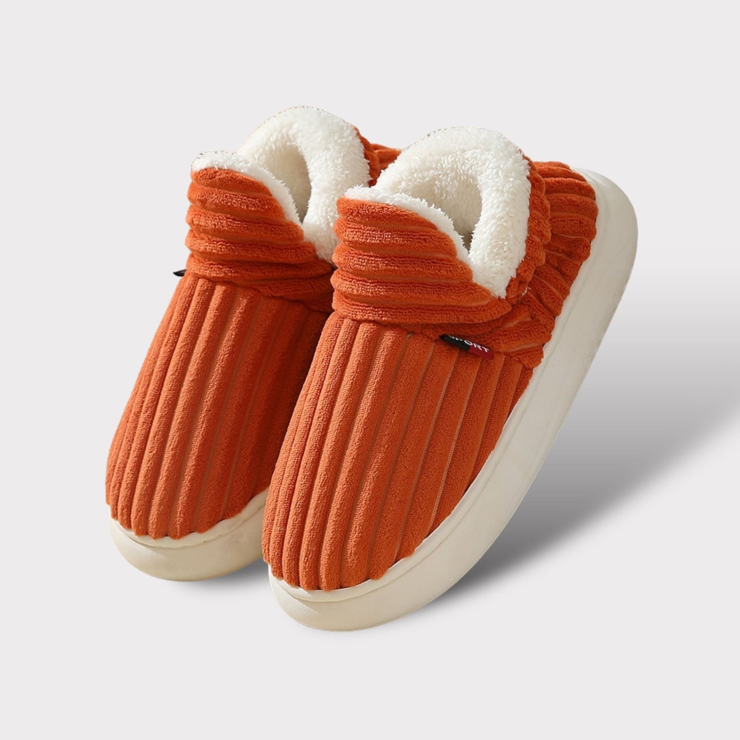 Veloria Warme Unisex Sloffen met Imitatiebont Voering en Antislipzool