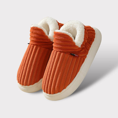 Veloria Warme Unisex Sloffen met Imitatiebont Voering en Antislipzool