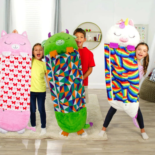 Élanor Kinder slaapzak met knuffeldier – 2-in-1 ontwerp voor geborgen nachten