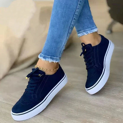 Élanor Dames Vetersneakers met Ergonomische Zool en Tijdloos Design