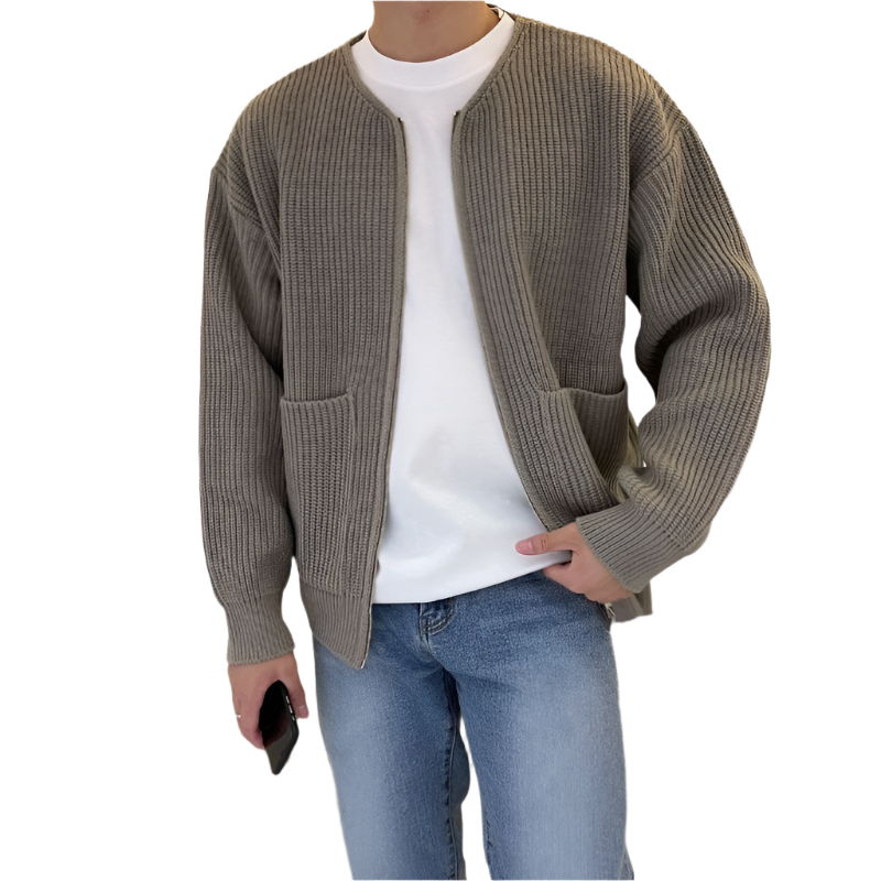 Austine | Elegante gebreide cardigan voor heren
