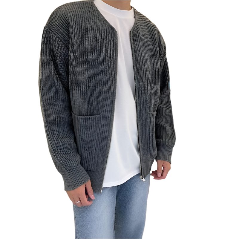 Austine | Elegante gebreide cardigan voor heren