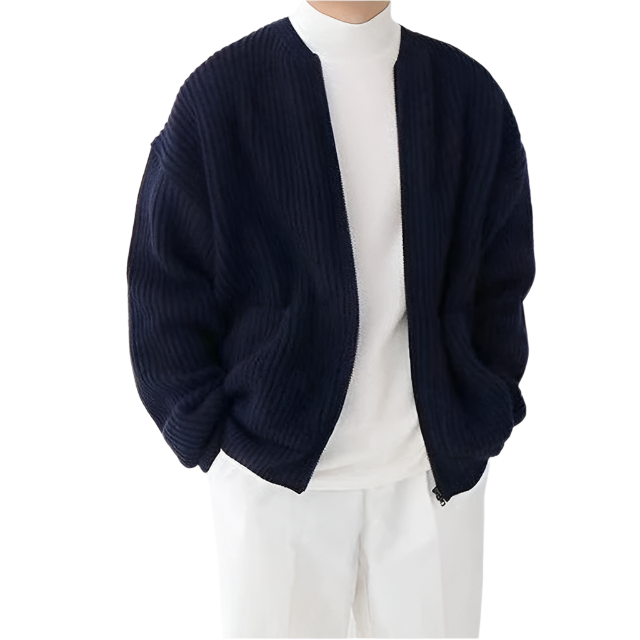 Austine | Elegante gebreide cardigan voor heren