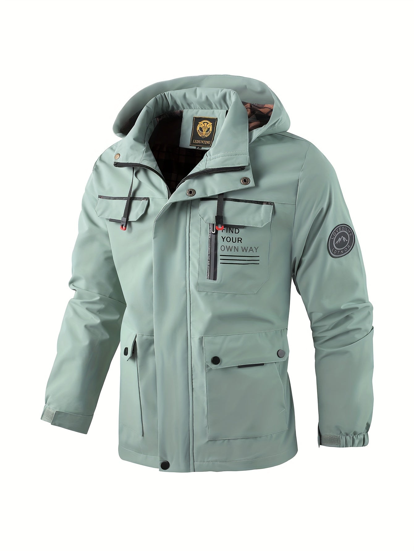 Évoque Outdoor Waterdichte Winterjas voor Heren met Capuchon