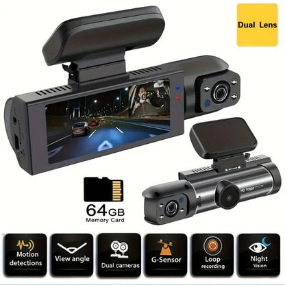 Veloria Dashcam voor Auto – Compacte Dashboard Camera met Breedhoekopname