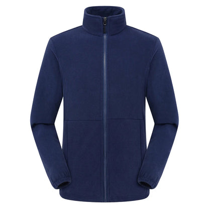 Élanor Fleece Outdoor Jas Unisex – Thermische Wandeljas met Rits, Winddicht en Warm voor Hiking, Trekking en Camping
