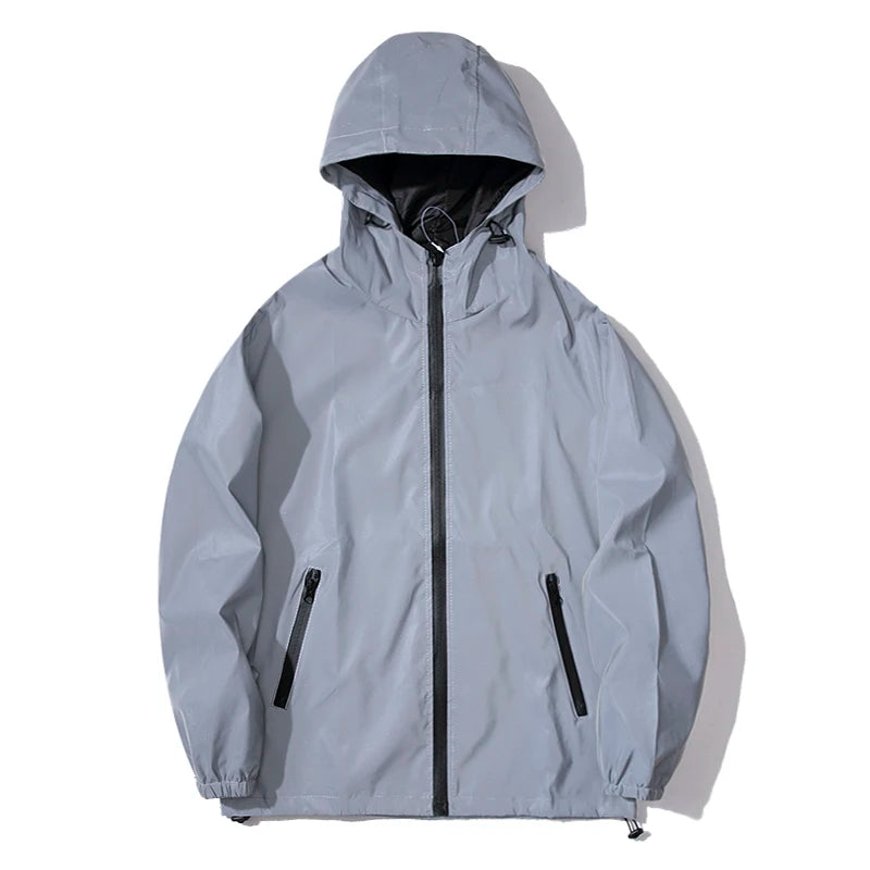 Évoque Reflecterende Windbreaker Herenjas met Capuchon – Waterafstotend en Lichtgewicht