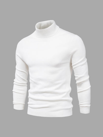 Élanor Heren Rollkragenpullover van Zachte Katoen – Tijdloos en Elegant