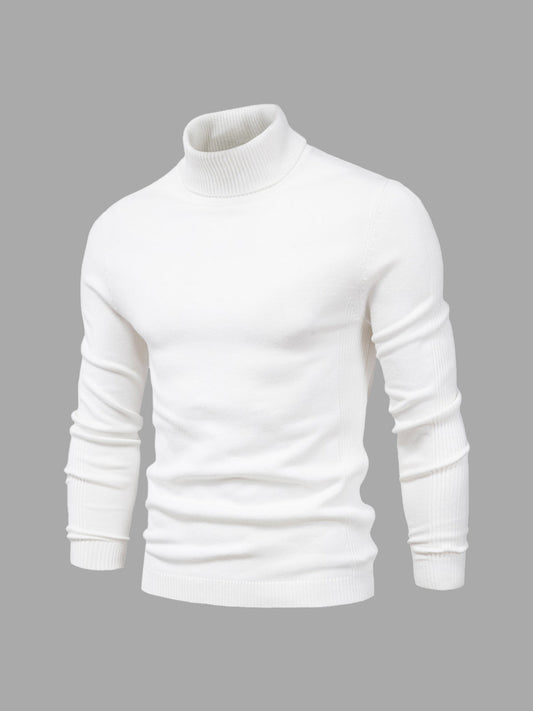 Élanor Heren Rollkragenpullover van Zachte Katoen – Tijdloos en Elegant