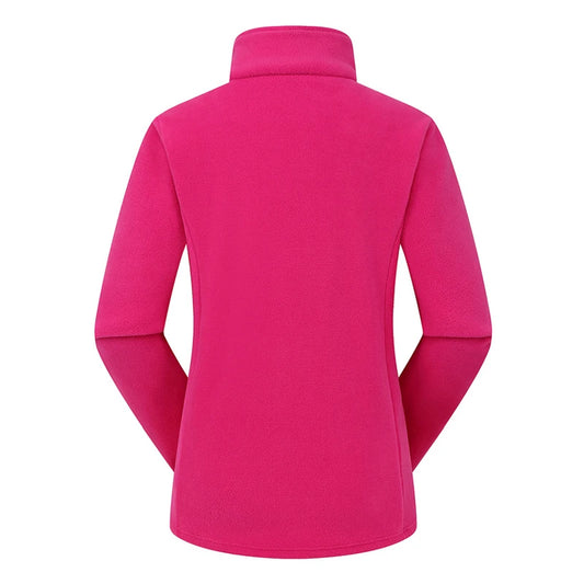 Élanor Fleece Outdoor Jas Unisex – Thermische Wandeljas met Rits, Winddicht en Warm voor Hiking, Trekking en Camping