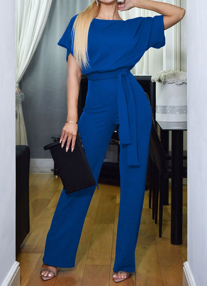 Veloria Elegante Jumpsuit voor Dames met Hoge Taille en Comfortabele Pasvorm