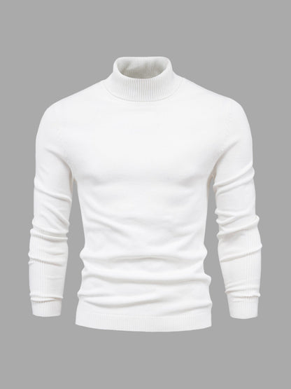 Élanor Heren Rollkragenpullover van Zachte Katoen – Tijdloos en Elegant