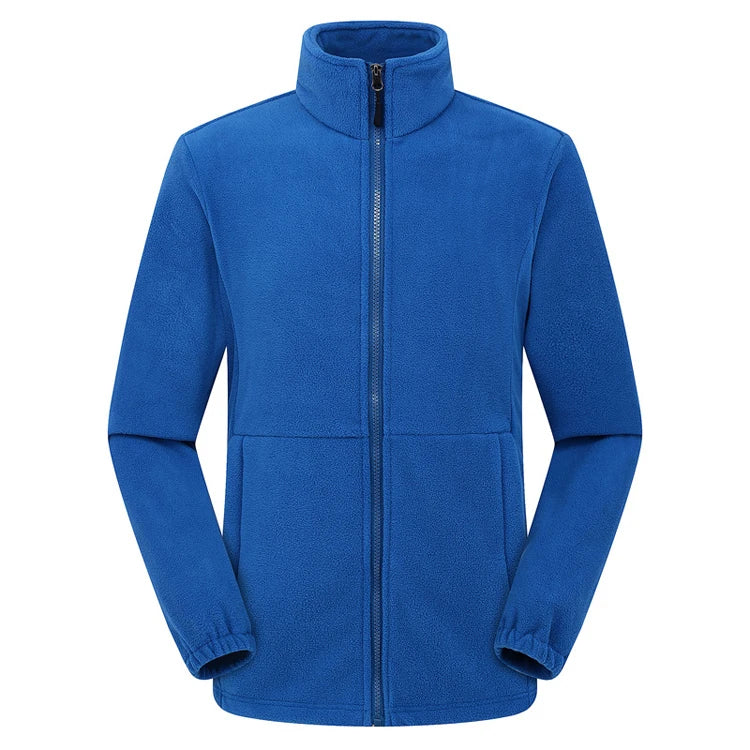 Élanor Fleece Outdoor Jas Unisex – Thermische Wandeljas met Rits, Winddicht en Warm voor Hiking, Trekking en Camping