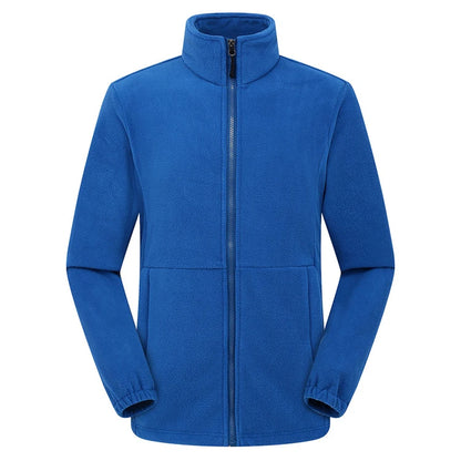 Élanor Fleece Outdoor Jas Unisex – Thermische Wandeljas met Rits, Winddicht en Warm voor Hiking, Trekking en Camping