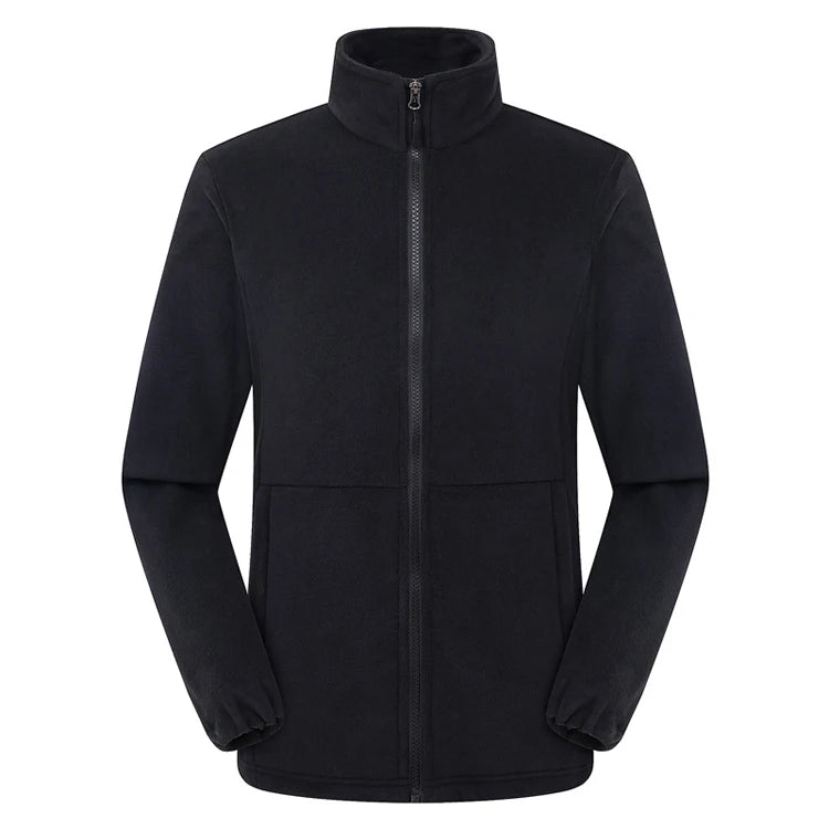 Élanor Fleece Outdoor Jas Unisex – Thermische Wandeljas met Rits, Winddicht en Warm voor Hiking, Trekking en Camping