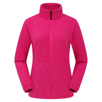 Élanor Fleece Outdoor Jas Unisex – Thermische Wandeljas met Rits, Winddicht en Warm voor Hiking, Trekking en Camping